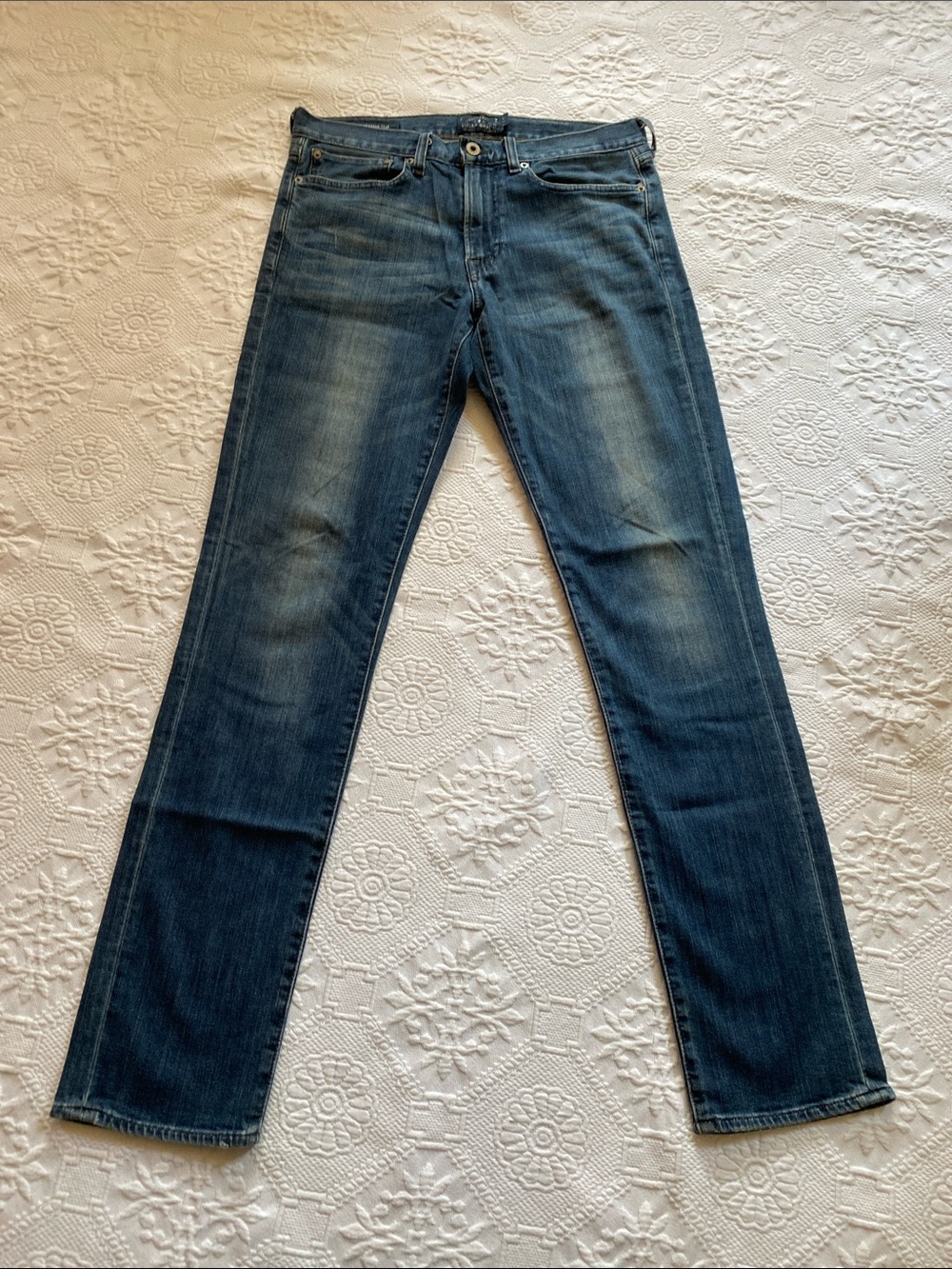 Lucky Brand Men's Slim Straight Denim Jeans - Medium Blue